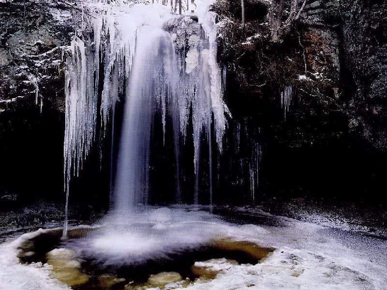 frozen falls